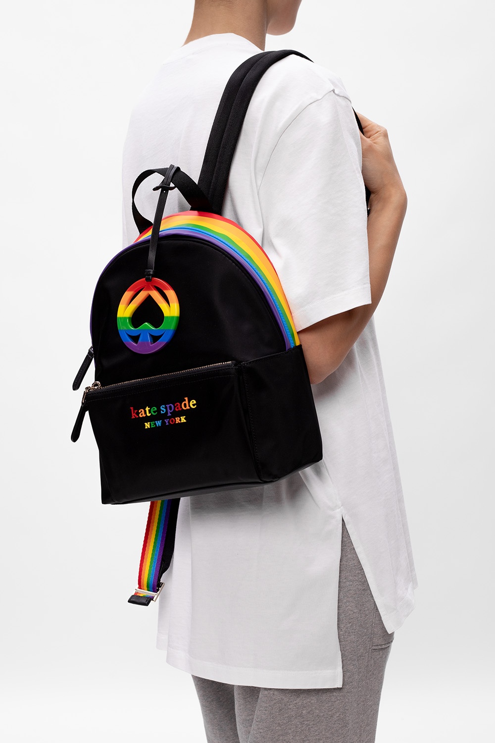 Kate spade 2025 rainbow backpack